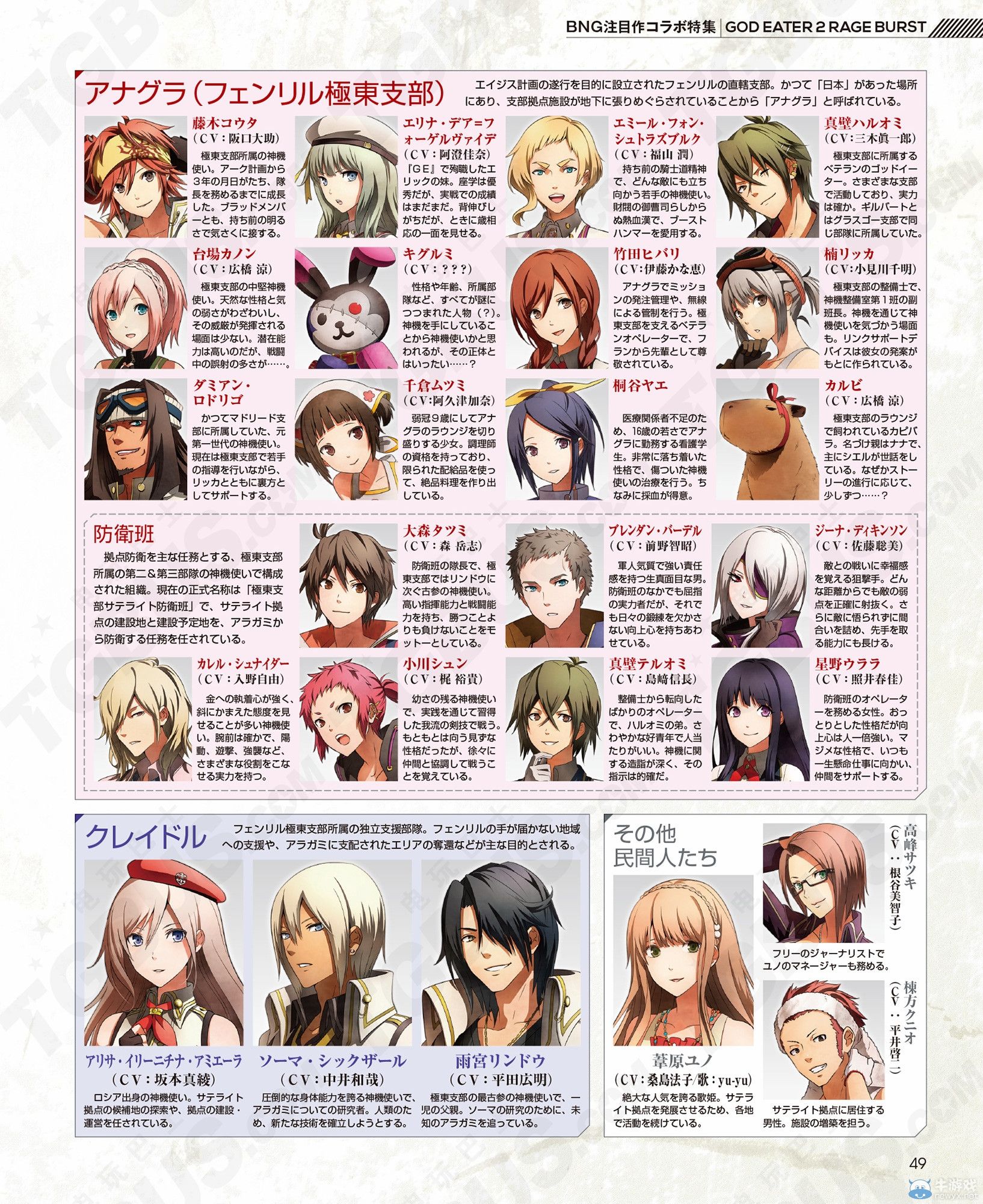 《噬神者2：狂怒解放》雜志售前特集情報匯總