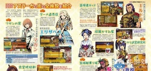 《世界樹(shù)與不可思議的迷宮》角色技能與設(shè)施情報(bào)