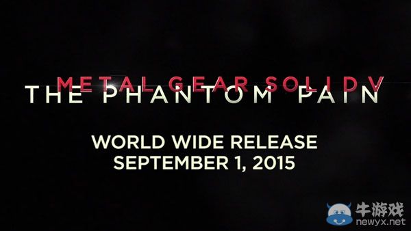 《合金裝備5：幻痛》確定將于15年9月1日發售