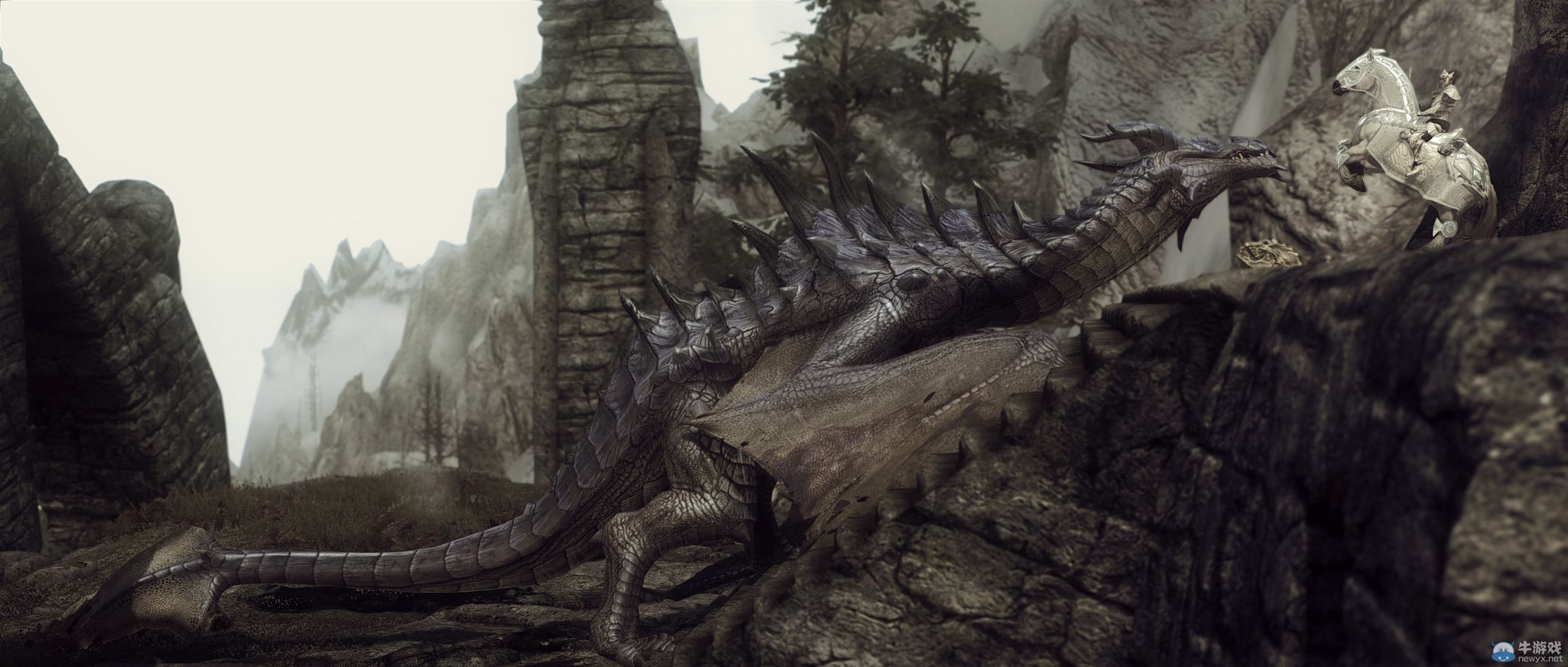 《上古卷軸5：天際》最新藝術截圖：嗜血天使生人勿近！