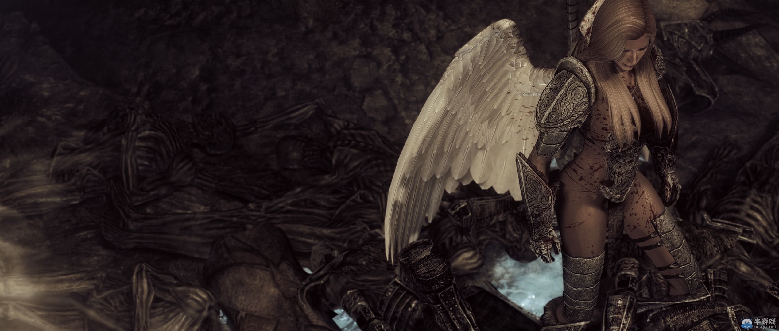 《上古卷軸5：天際》最新藝術截圖：嗜血天使生人勿近！