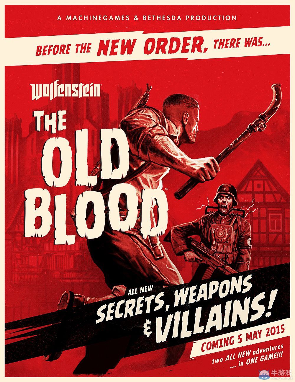 《德軍總部：舊血》公布：15年5月5日正式發售