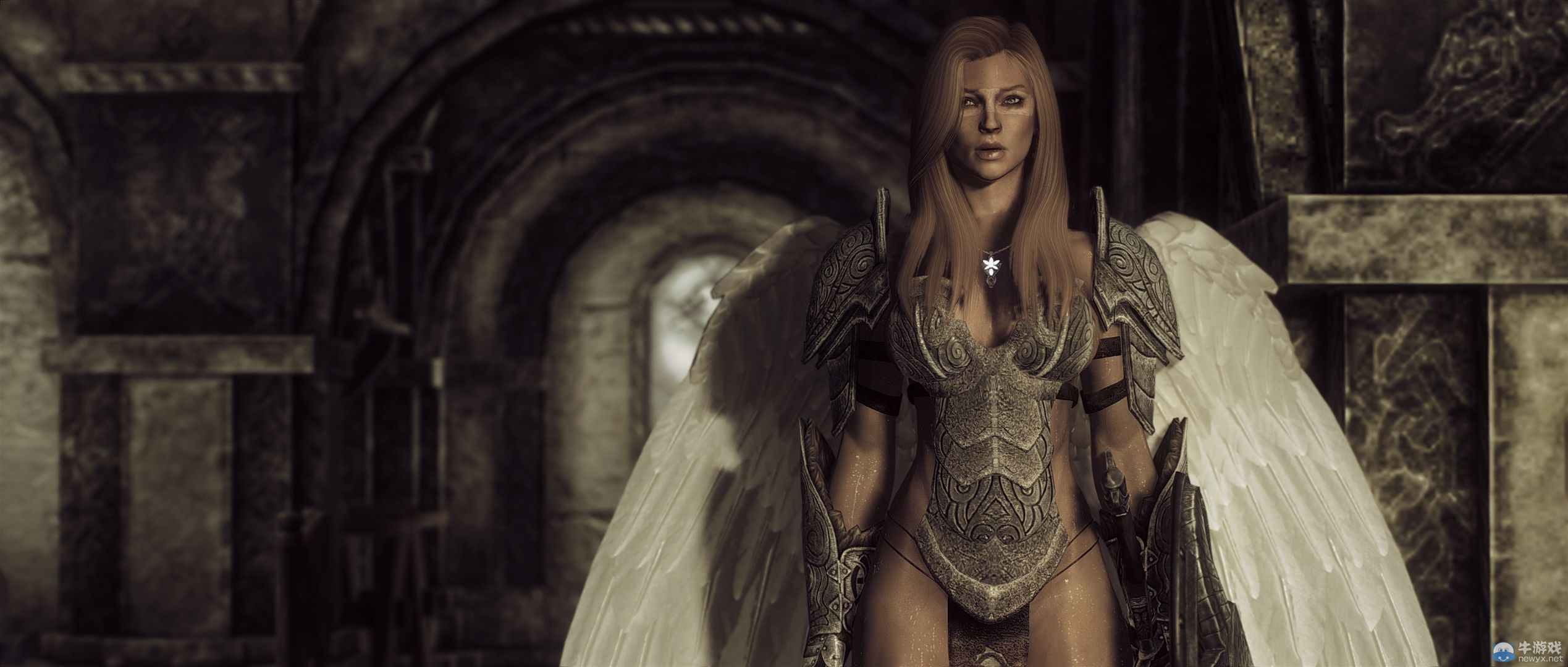 《上古卷軸5：天際》最新藝術截圖：嗜血天使生人勿近！