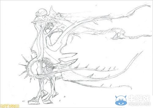 《數碼寶貝故事》捕食者設定圖：大暮維人設計