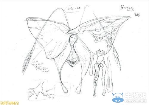 《數碼寶貝故事》捕食者設定圖：大暮維人設計