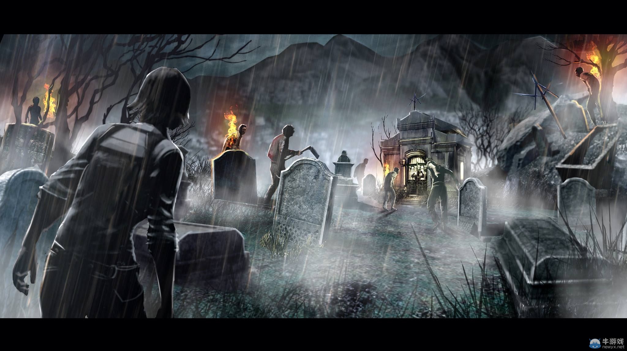 《惡靈附身》“任務”DLC最新概念圖：惡狗圍堵女警官