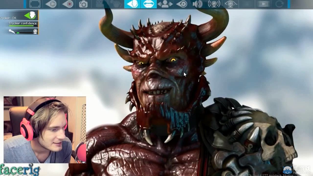 面部捕捉游戲《Facerig》演示 超有趣表情神還原