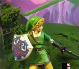 《塞爾達(dá)傳說》玩家制造定格動畫：表情超傳神