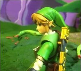 《塞爾達(dá)傳說》玩家制造定格動畫：表情超傳神