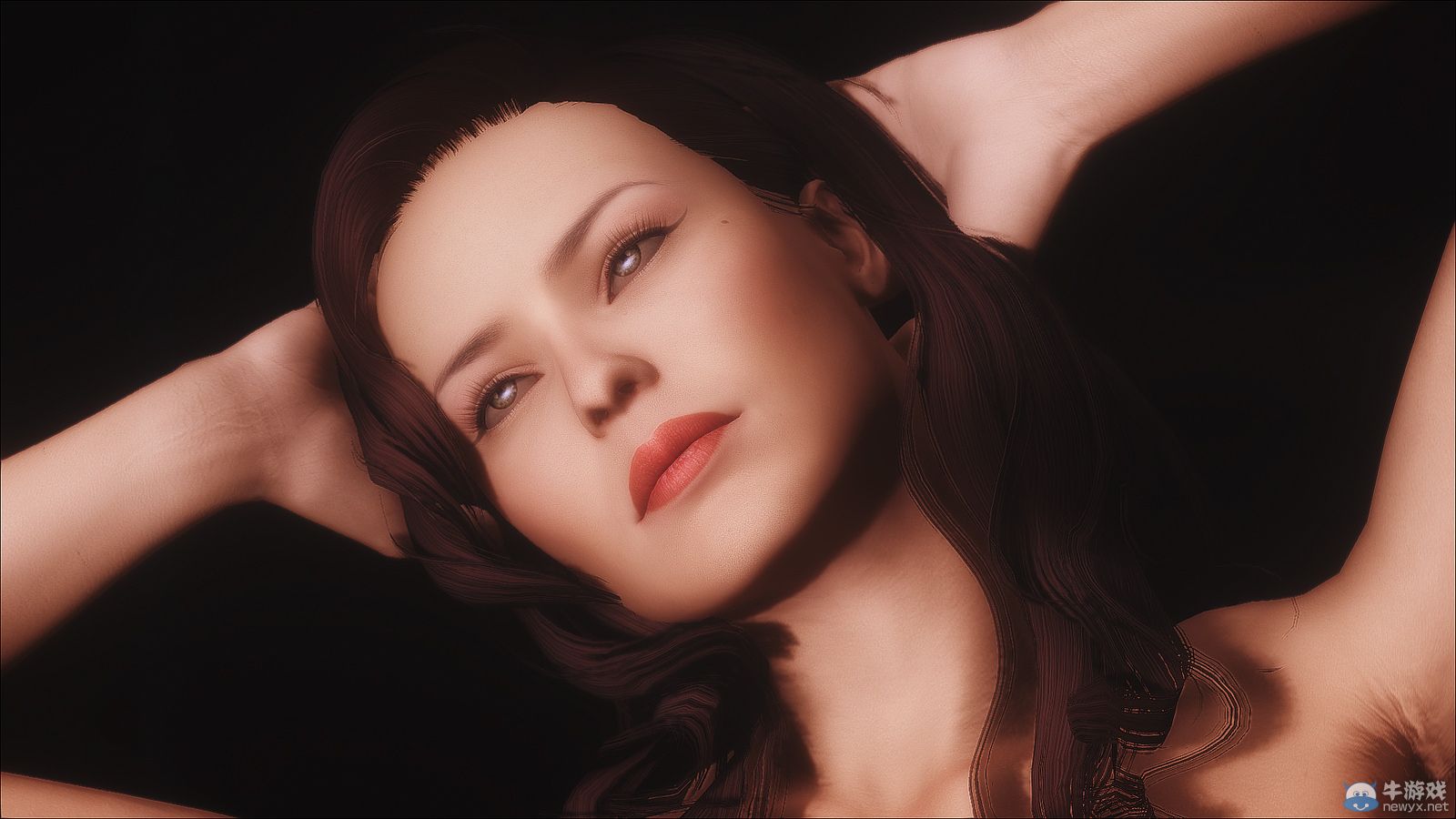 《上古卷軸5：天際》女體MOD截圖：騷首弄姿魅力大