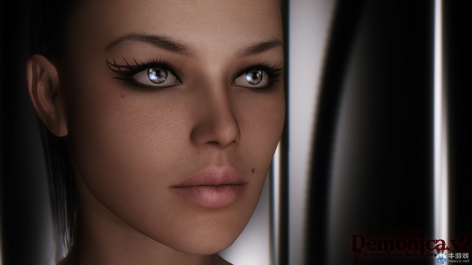 《上古卷軸5：天際》女體MOD截圖：騷首弄姿魅力大