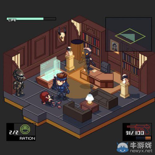 《合金裝備》精致同人畫作 蛇叔變身萌萌戰斗喵