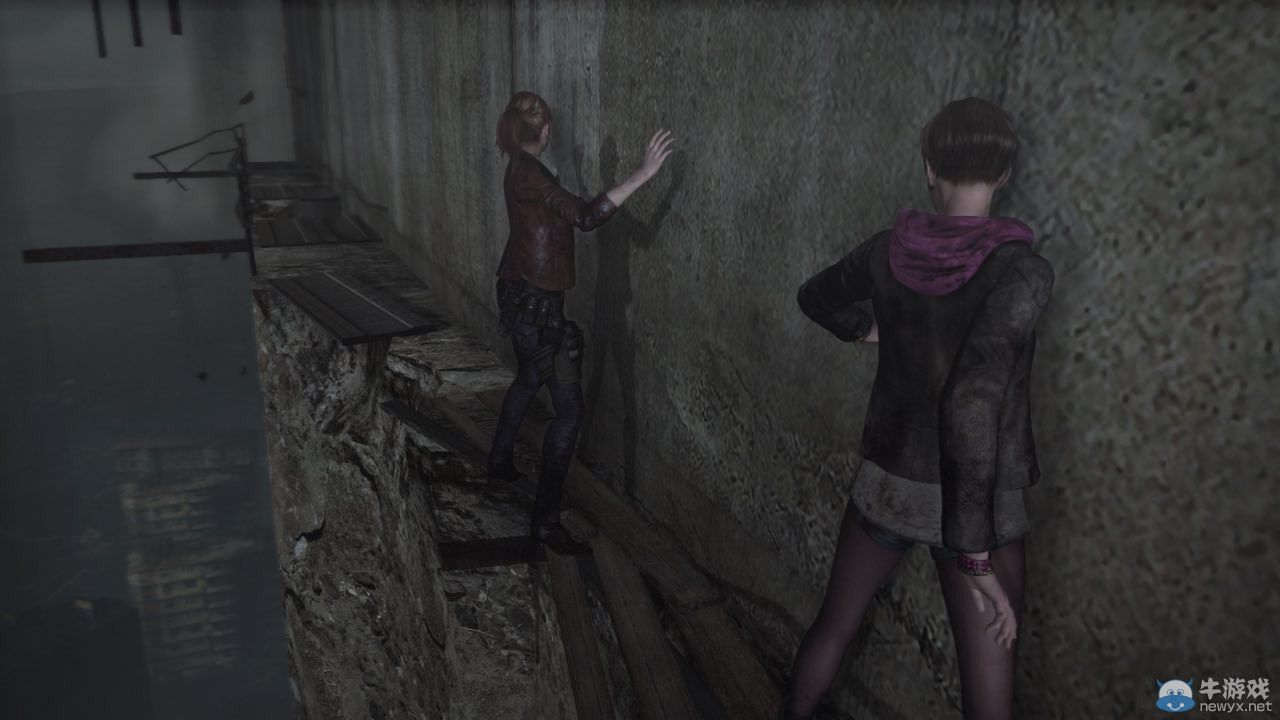 《生化危機：啟示錄2》第四章截圖：巴瑞大叔遭喪尸圍攻