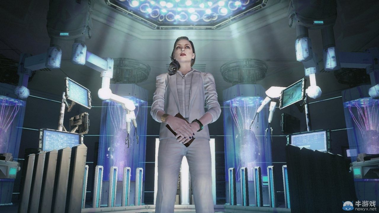 《生化危機：啟示錄2》第四章截圖：巴瑞大叔遭喪尸圍攻