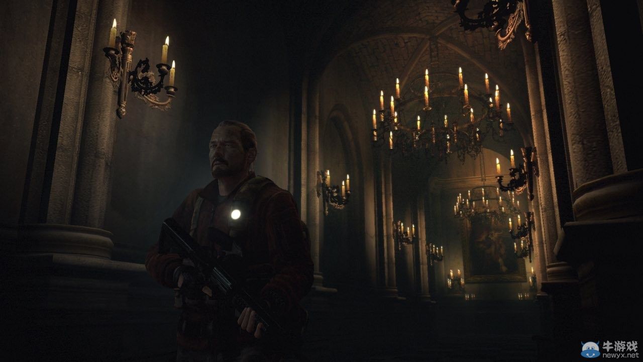 《生化危機：啟示錄2》第四章截圖：巴瑞大叔遭喪尸圍攻