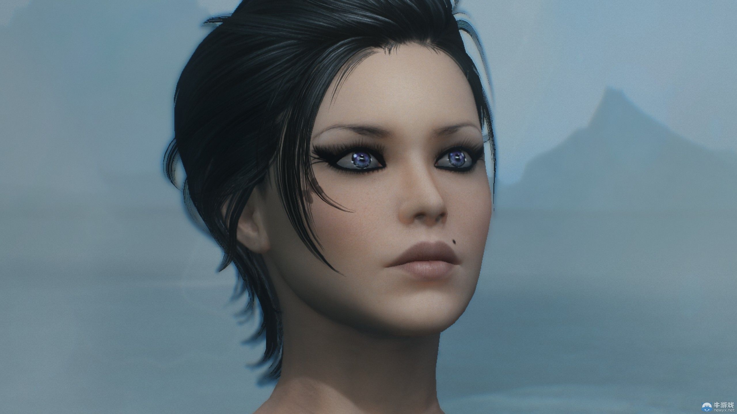 《上古卷軸5：天際》女體MOD新圖：妝容精致動人！