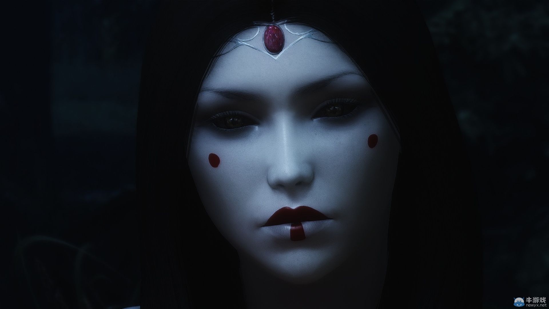 《上古卷軸5：天際》女體MOD新圖：妝容精致動人！