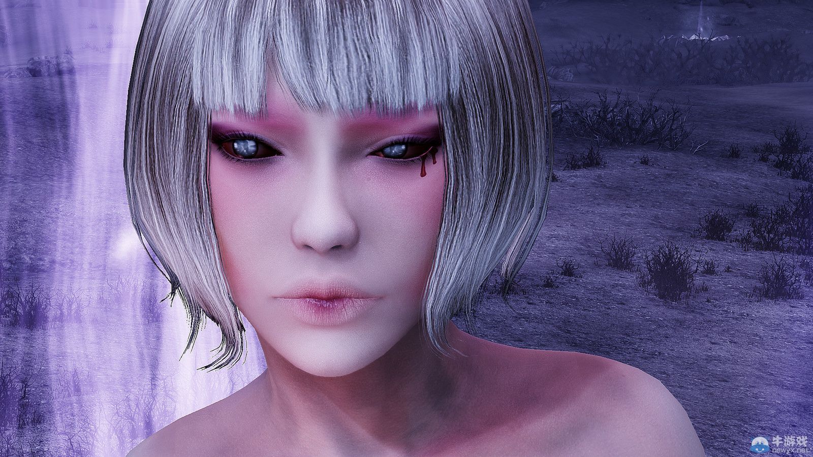 《上古卷軸5：天際》最強女體MOD新圖：白凈美艷妖狐轉世