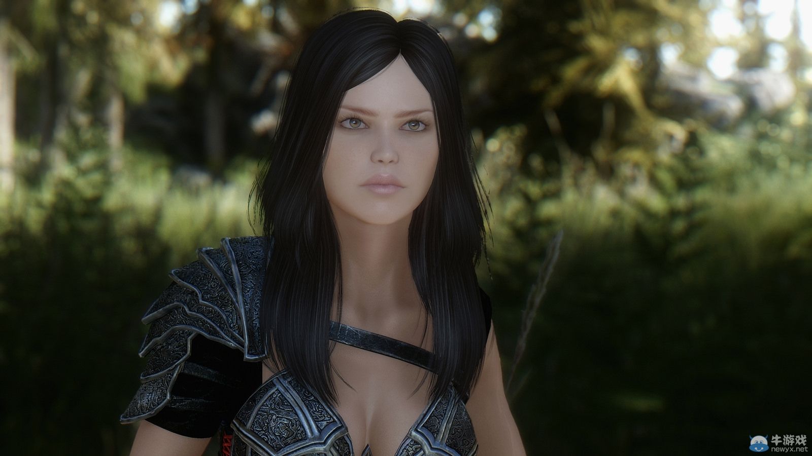 《上古卷軸5：天際》女體MOD新圖：妝容精致動人！