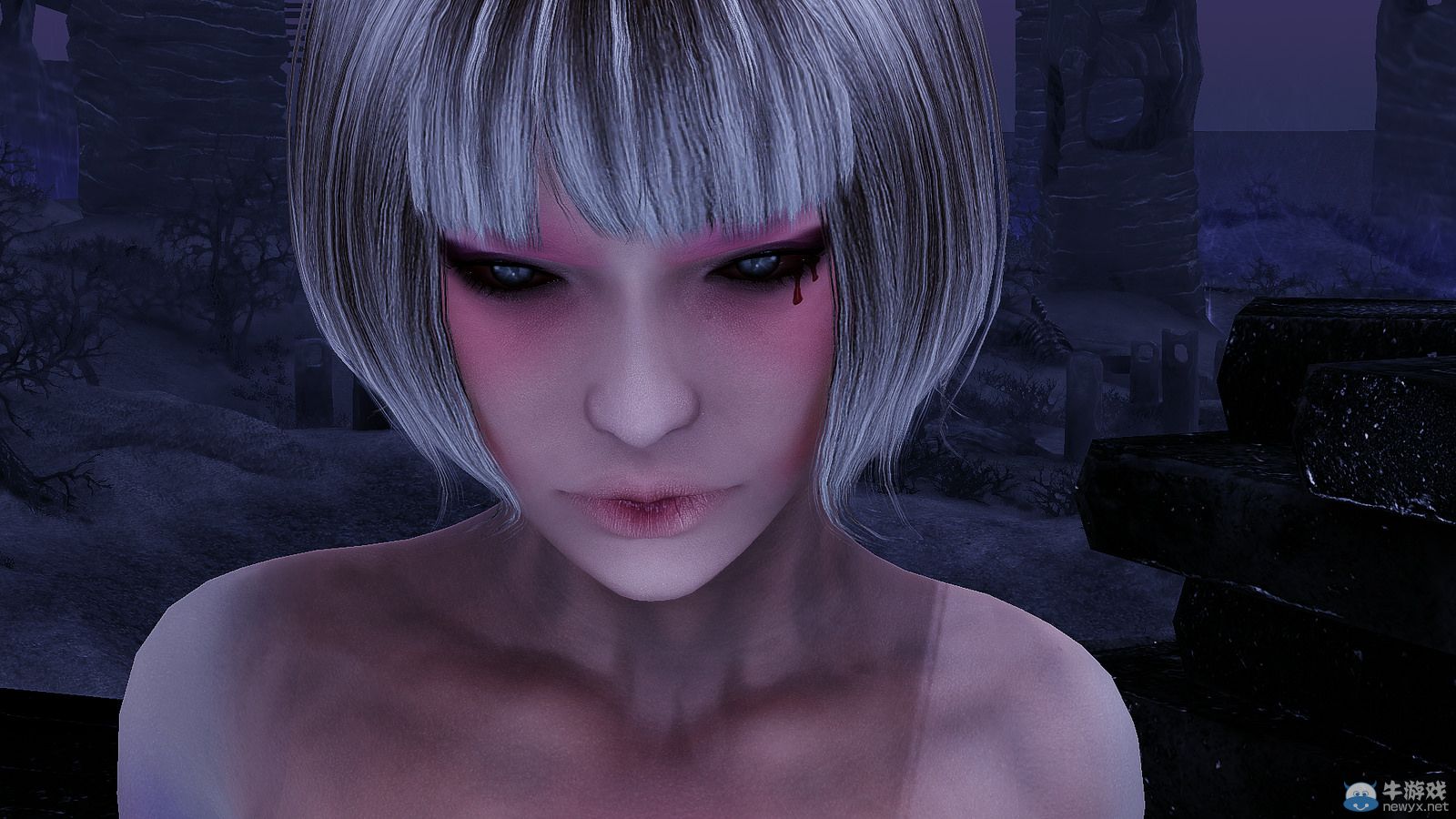 《上古卷軸5：天際》最強女體MOD新圖：白凈美艷妖狐轉世