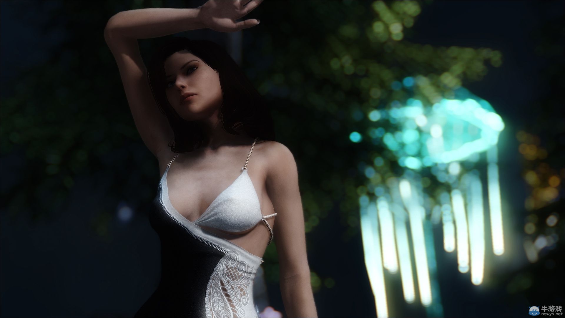 《上古卷軸5：天際》女體MOD新圖：妝容精致動人！