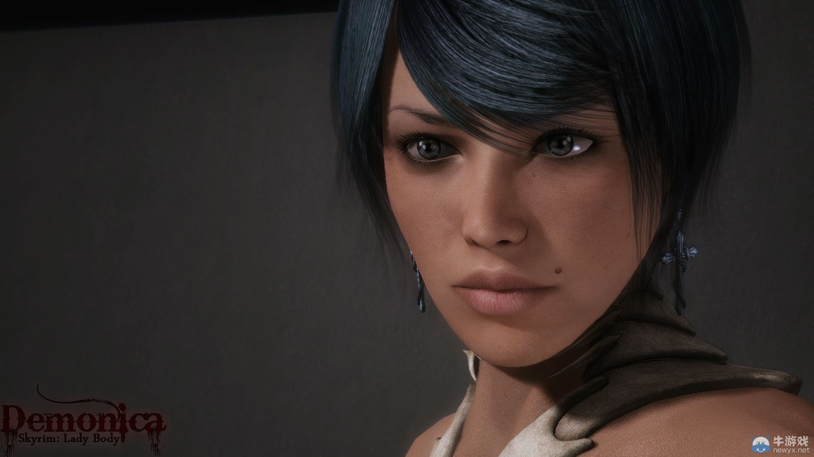 《上古卷軸5：天際》女體MOD新圖：妝容精致動人！