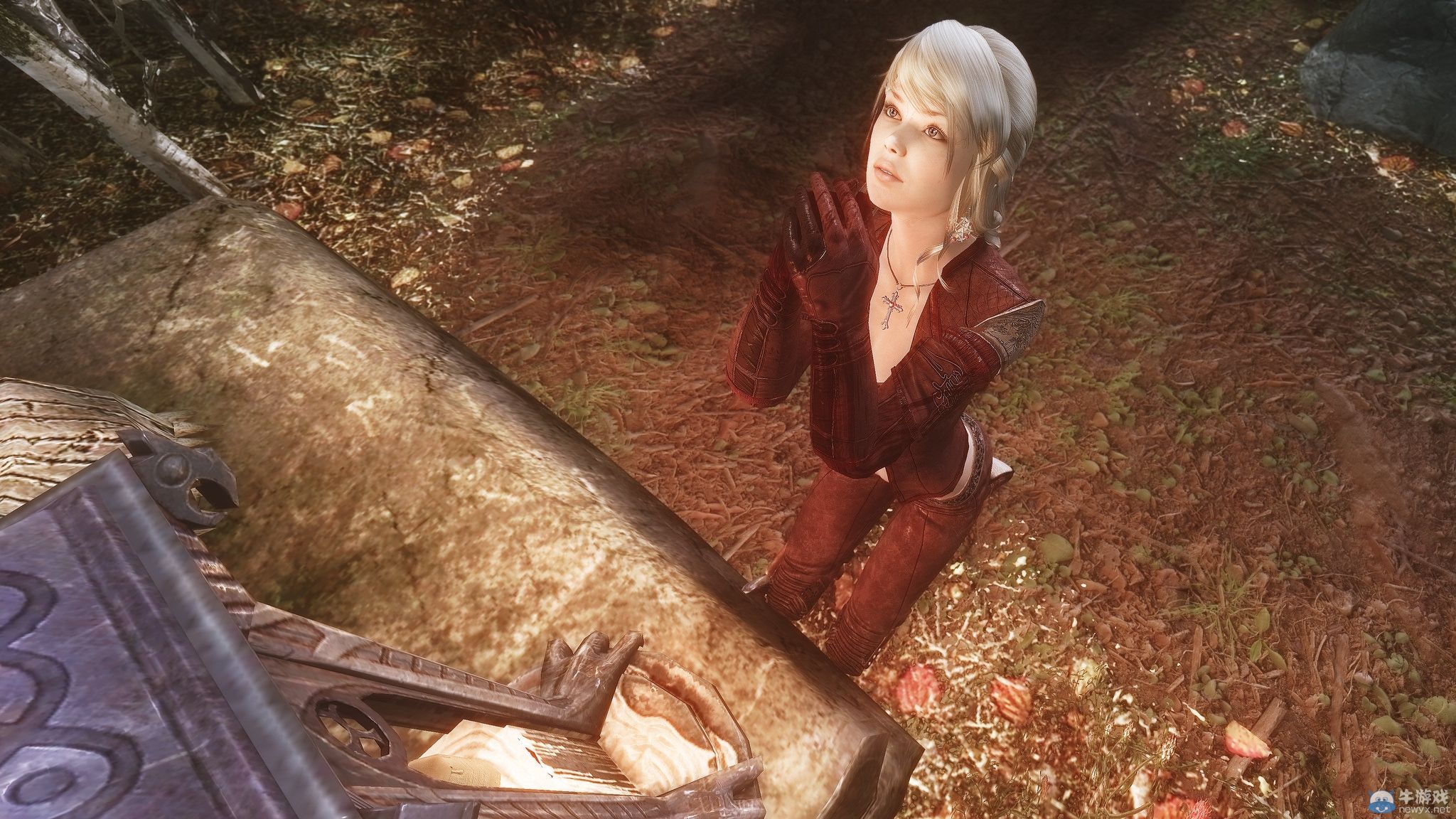 《上古卷軸5：天際》女體MOD新圖：妝容精致動人！