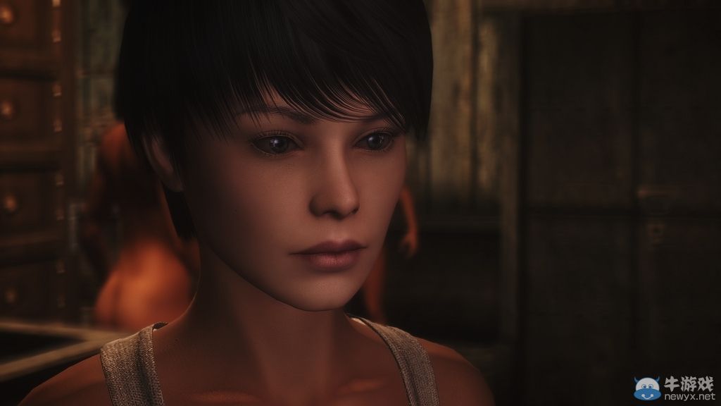 《上古卷軸5：天際》女體MOD新圖：妝容精致動人！