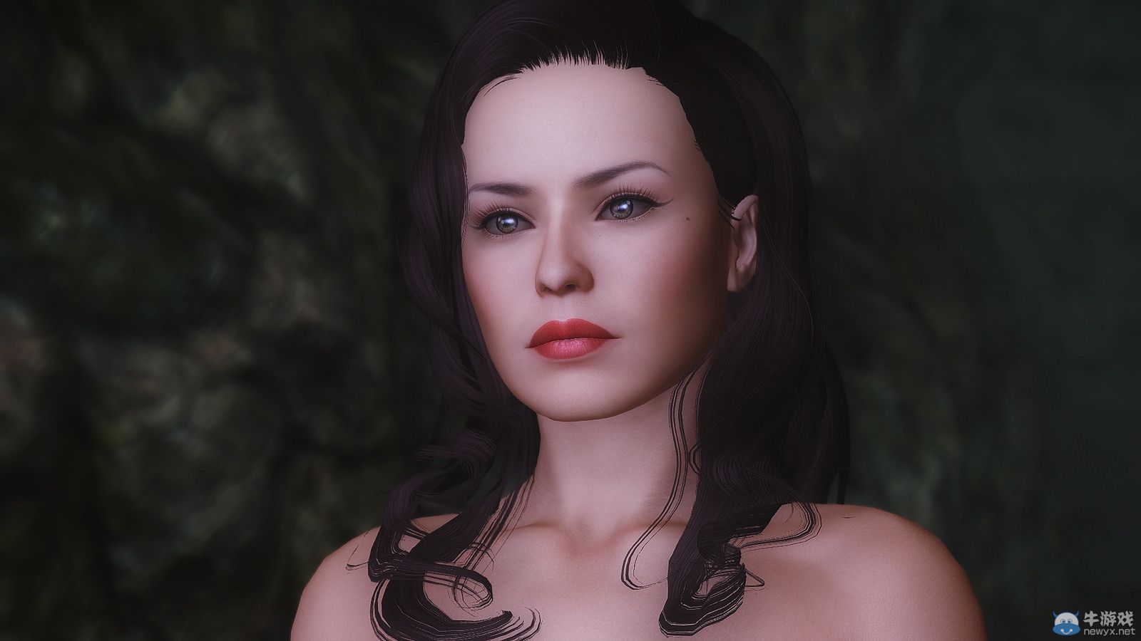 《上古卷軸5：天際》女體MOD新圖：妝容精致動人！