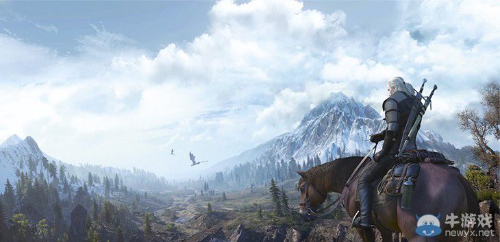 《巫師3：狂獵》最新截圖：套馬白狼威武探險
