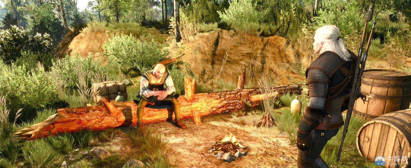 《巫師3：狂獵》最新截圖：套馬白狼威武探險