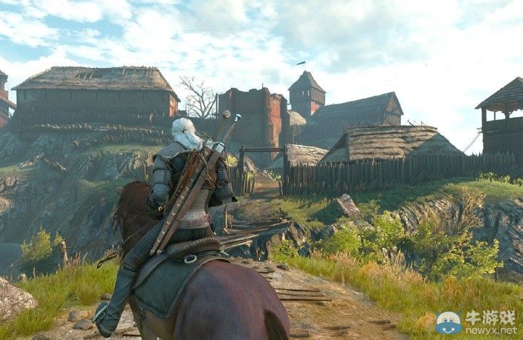 《巫師3：狂獵》最新截圖：套馬白狼威武探險