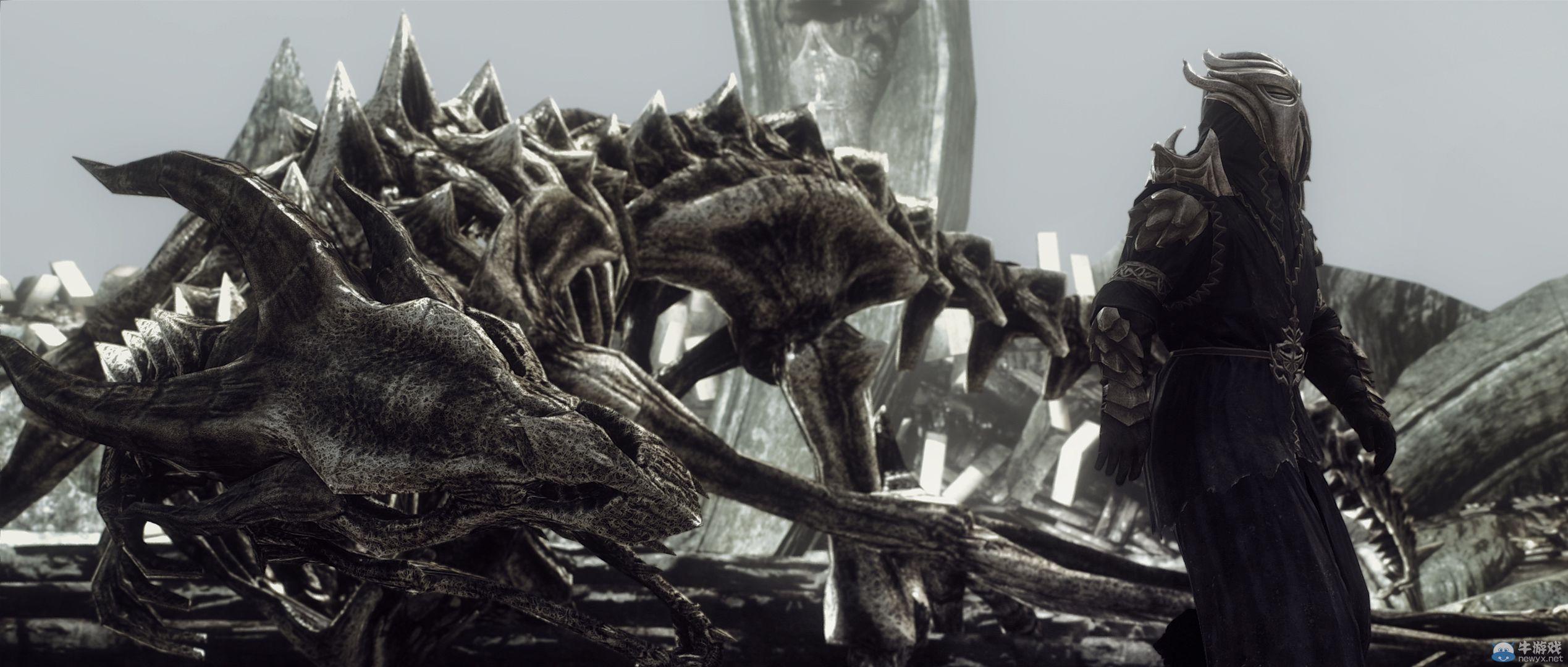 《上古卷軸5：天際》最新藝術截圖：柔美稚嫩絕色佳人