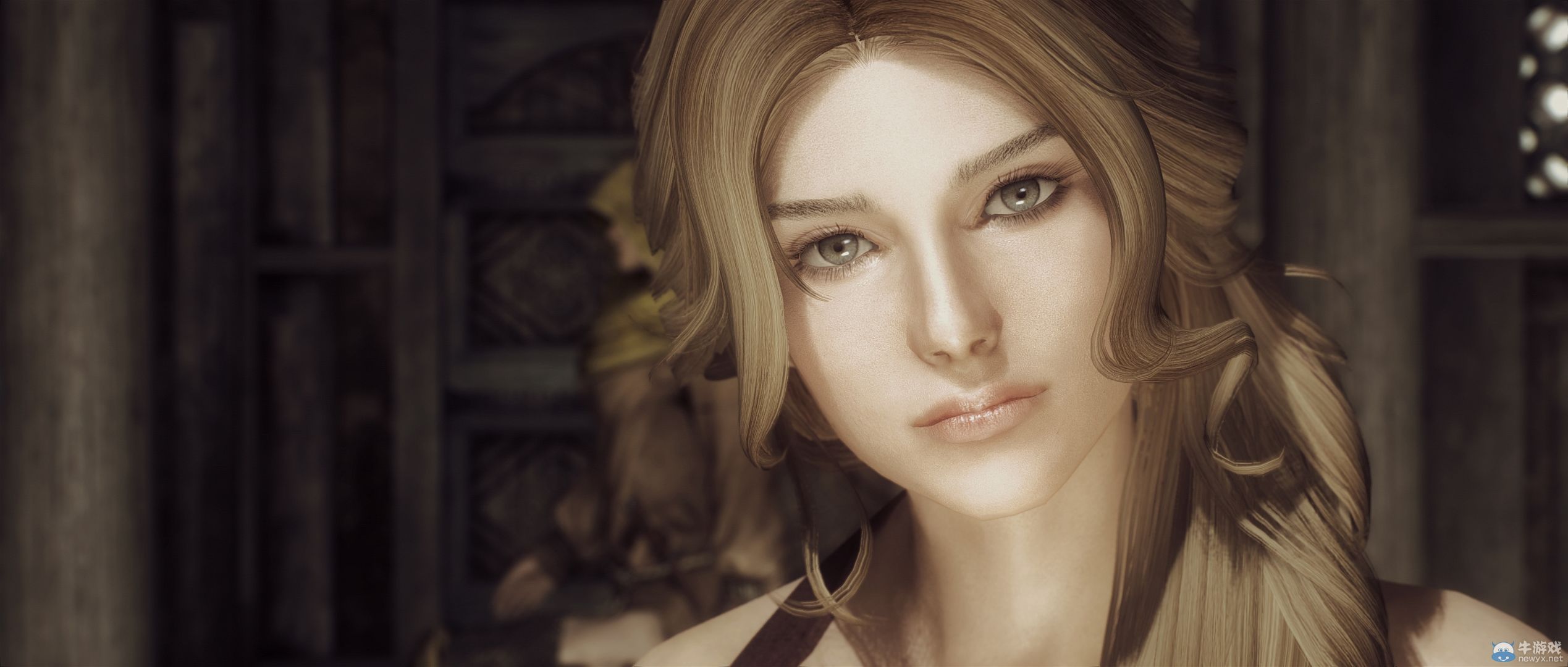 《上古卷軸5：天際》最新藝術截圖：柔美稚嫩絕色佳人