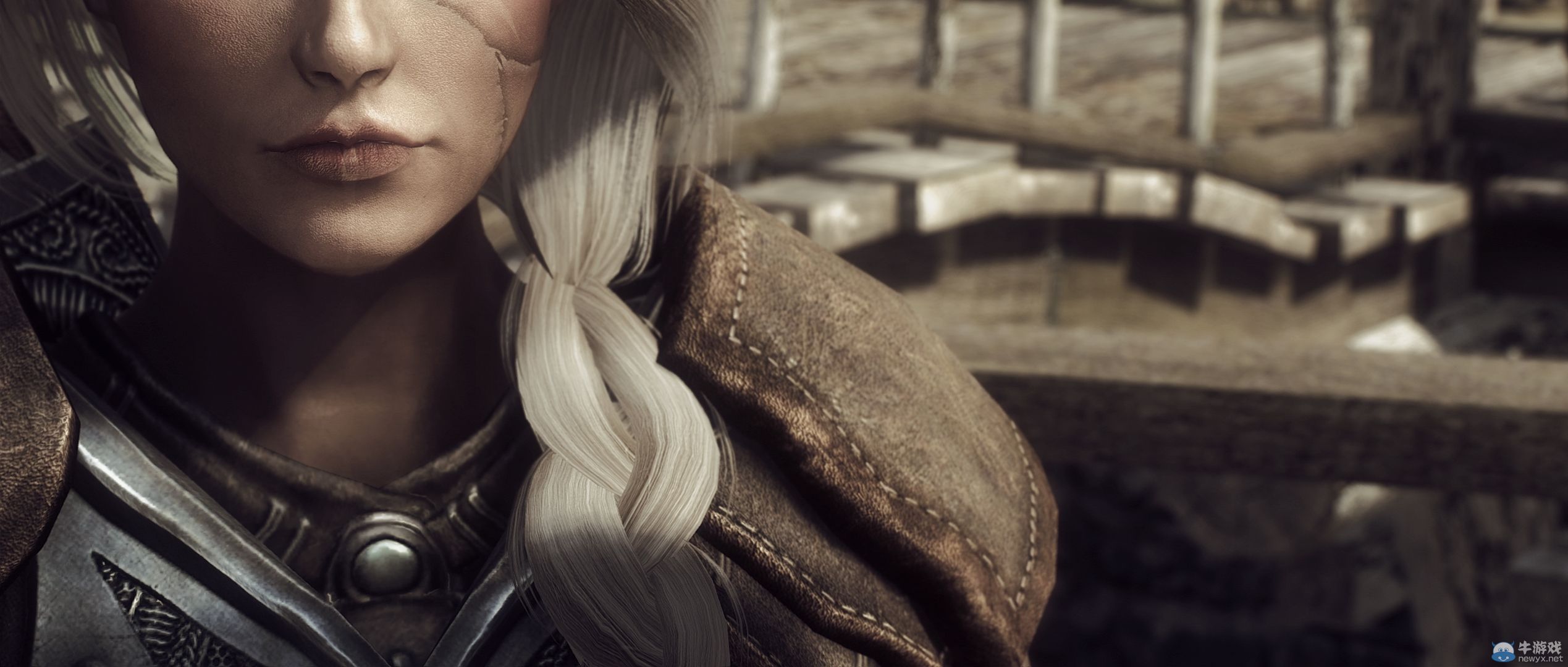 《上古卷軸5：天際》最新藝術截圖：柔美稚嫩絕色佳人