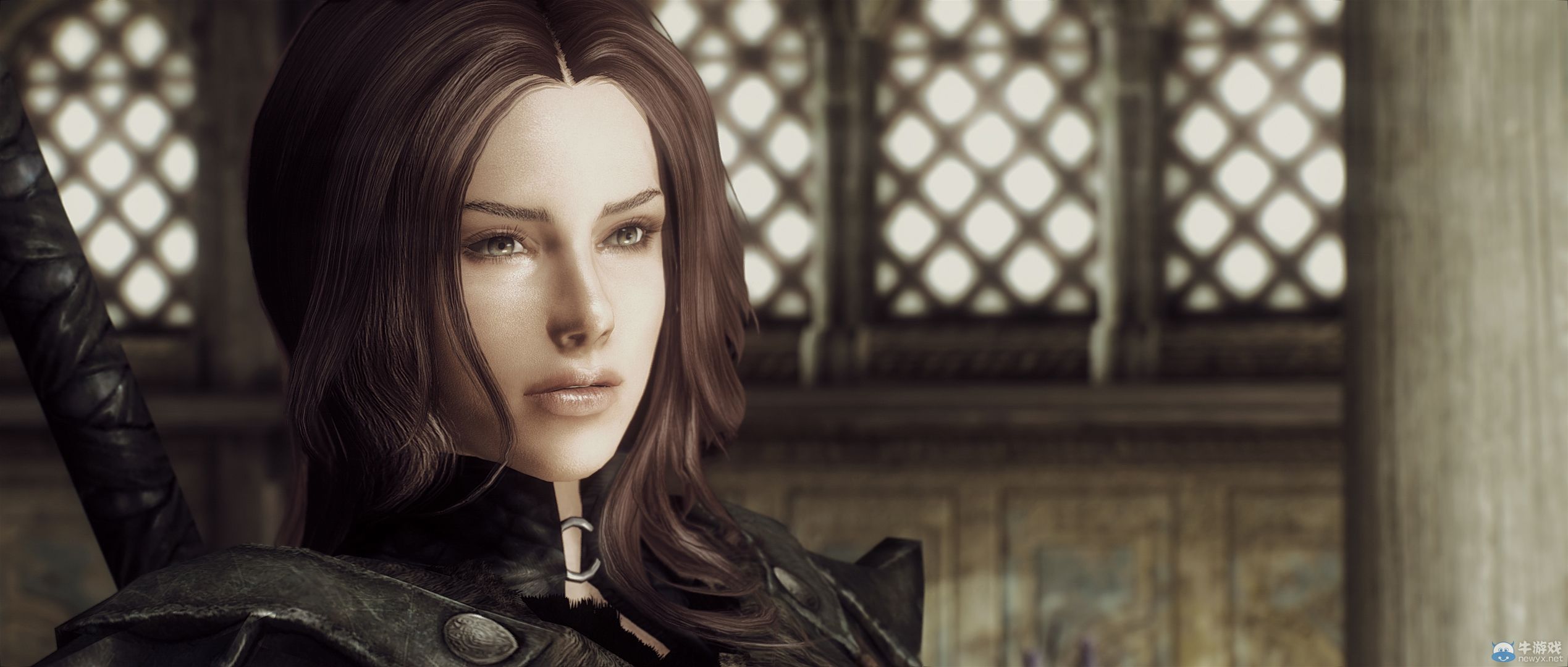 《上古卷軸5：天際》最新藝術截圖：柔美稚嫩絕色佳人