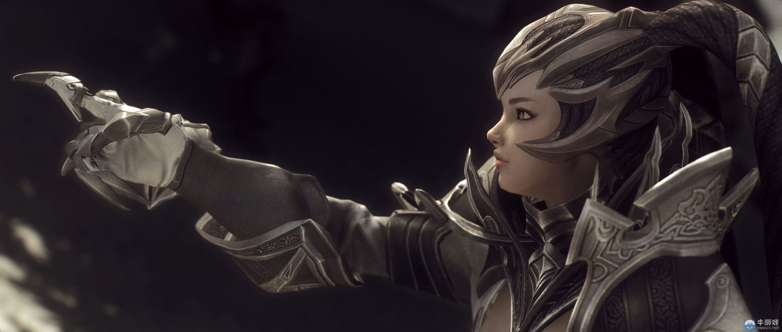 《上古卷軸5：天際》最新藝術截圖：柔美稚嫩絕色佳人