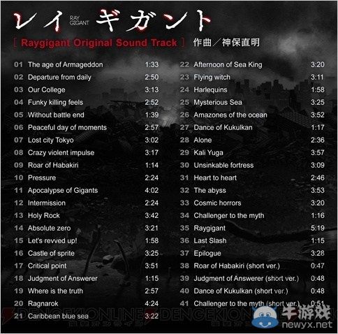 《RAY GIGANT》三名主角的依神與新敵人詳情