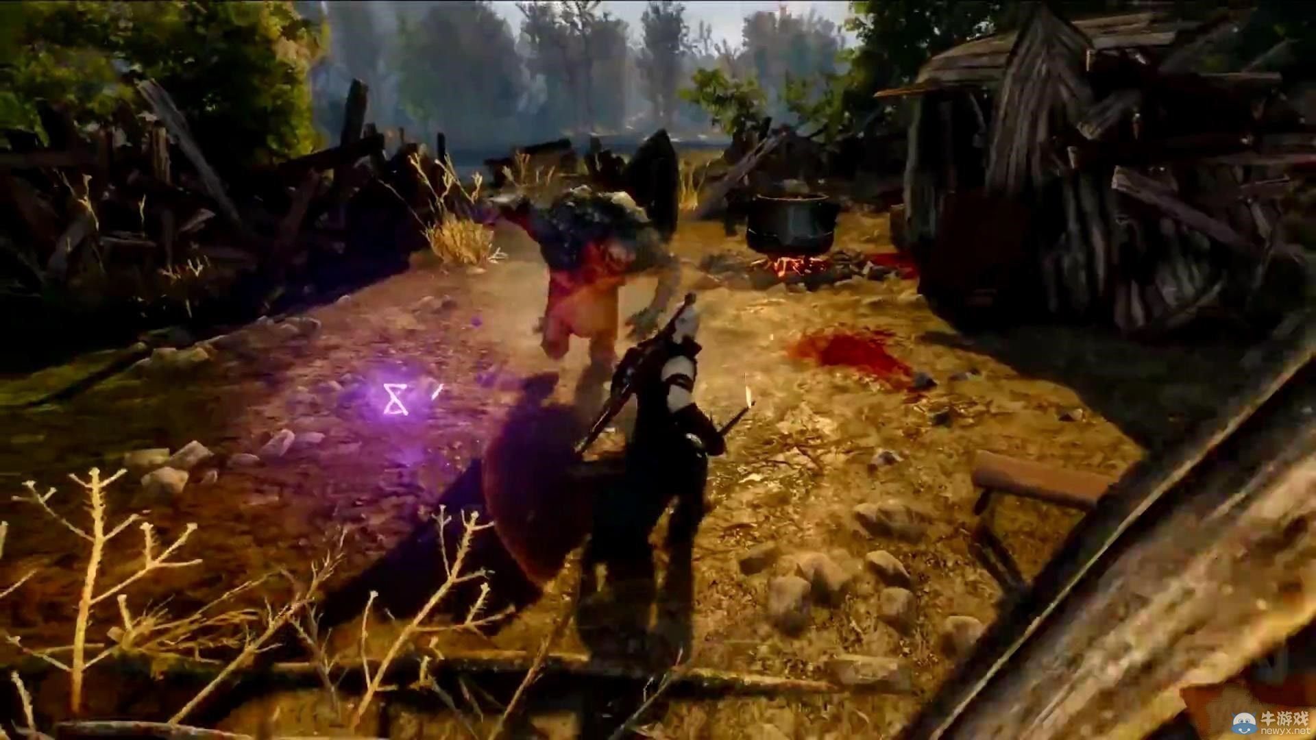 《巫師3：狂獵》魔法印記系統演示：魔法效果縮水