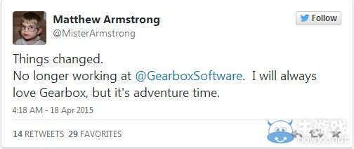 續作何去何從？《無主之地》創始人離開Gearbox
