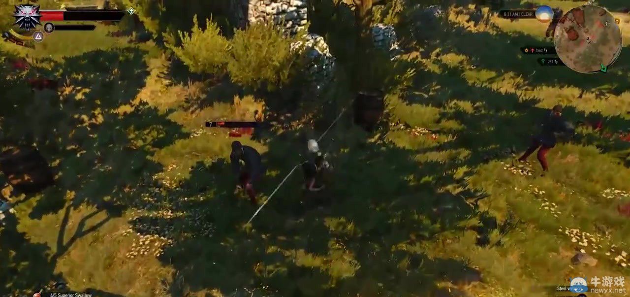 《巫師3：狂獵》最新演示白狼割草：兇猛霸氣無雙戰(zhàn)