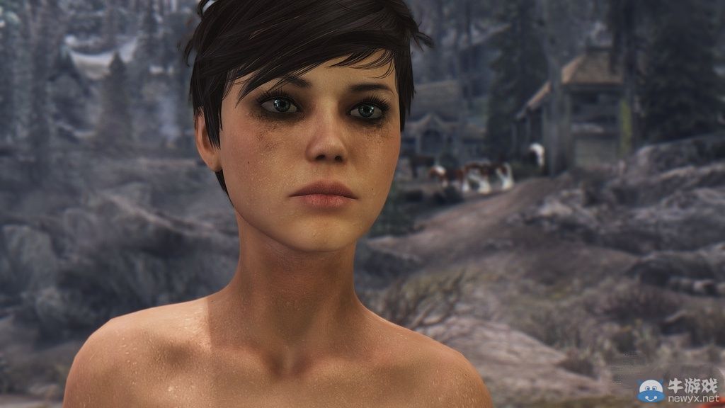 《上古卷軸5：天際》女體MOD圖：達沉魚落雁等級