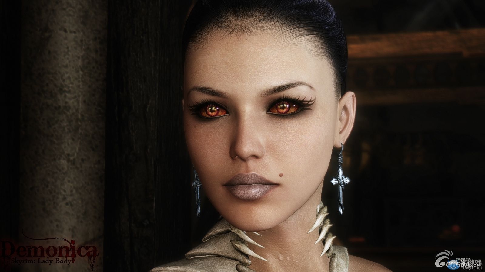 《上古卷軸5：天際》女體MOD圖：達沉魚落雁等級