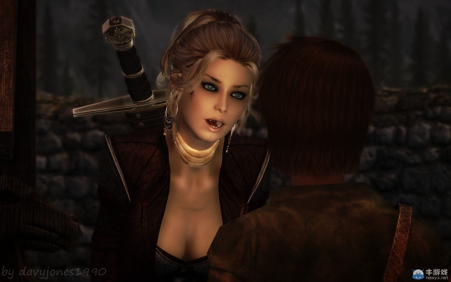 《上古卷軸5：天際》女體MOD圖：達沉魚落雁等級