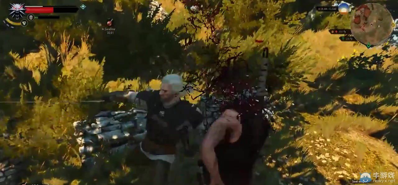 《巫師3：狂獵》最新演示白狼割草：兇猛霸氣無雙戰(zhàn)