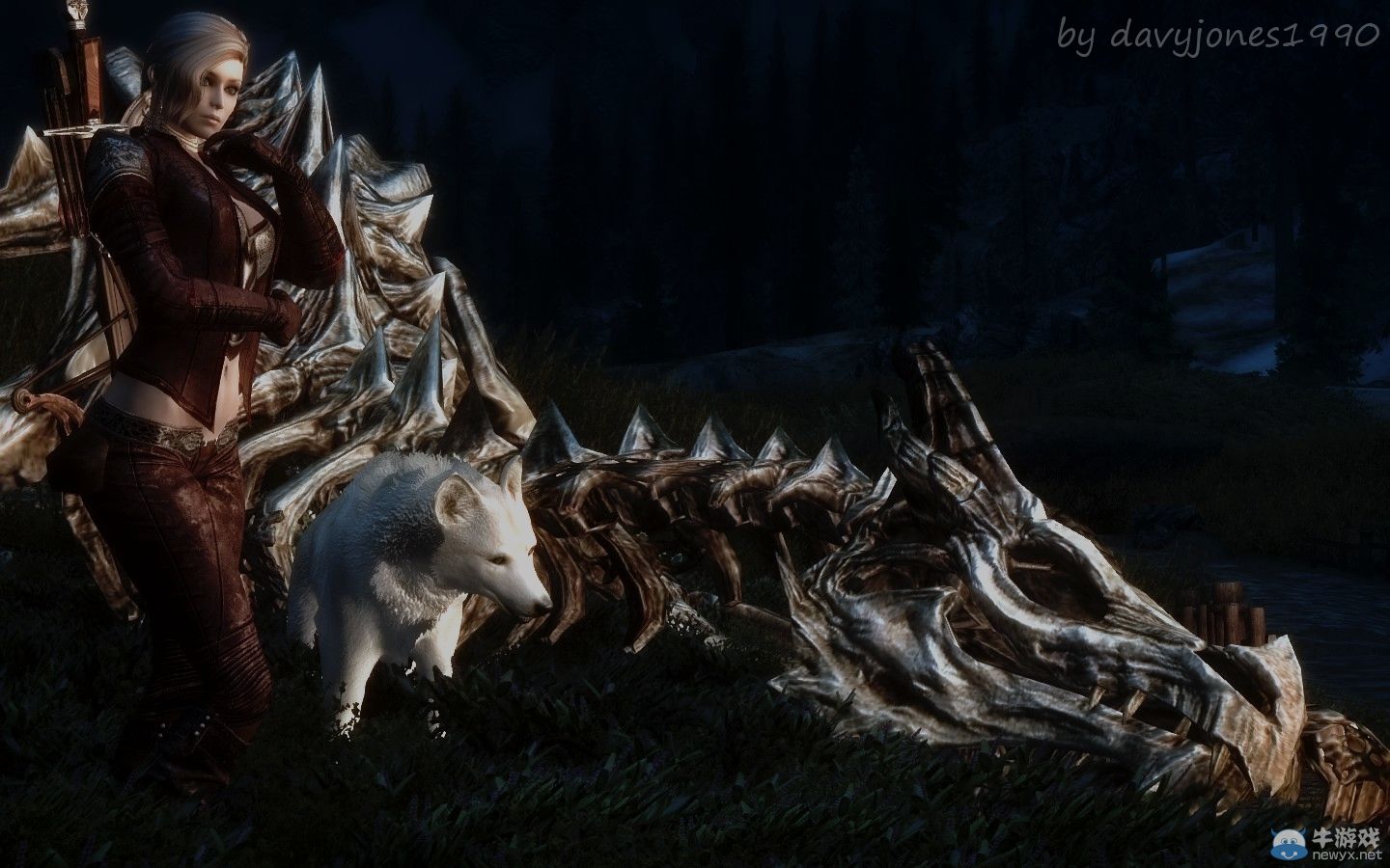 《上古卷軸5：天際》女體MOD圖：達沉魚落雁等級