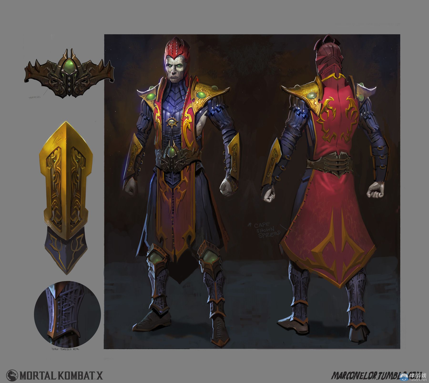 《真人快打X》精美原畫：從頭到腳解析美女猛男