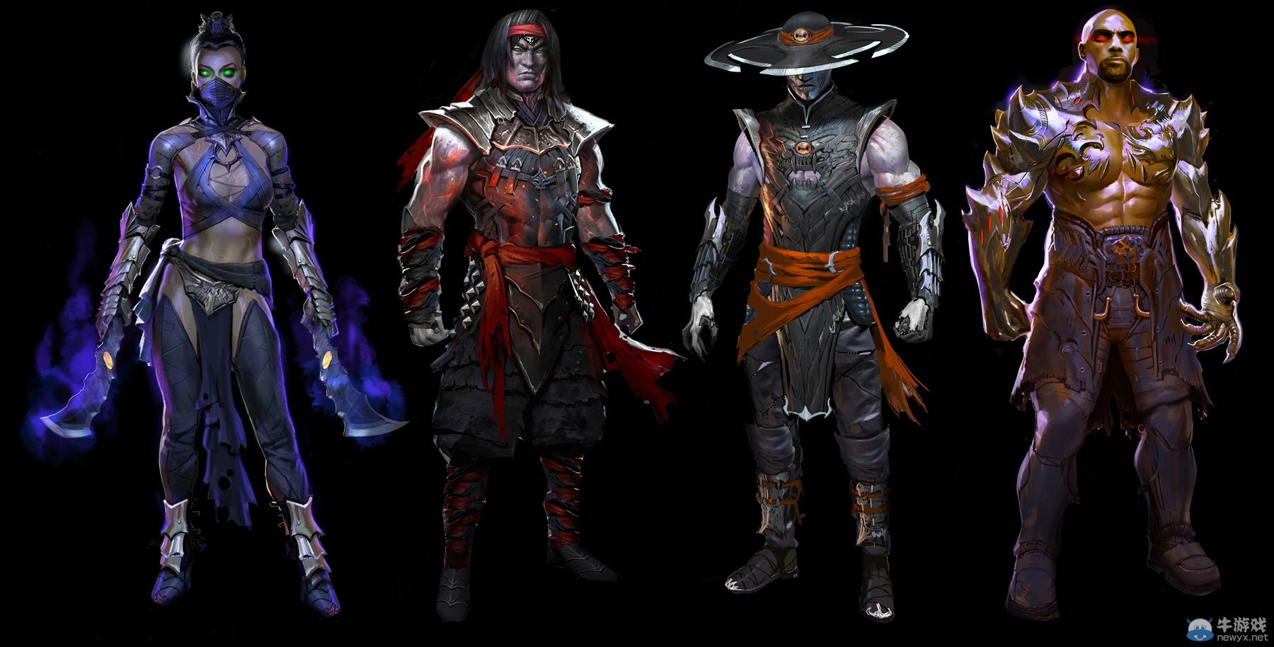 《真人快打X》精美原畫：從頭到腳解析美女猛男