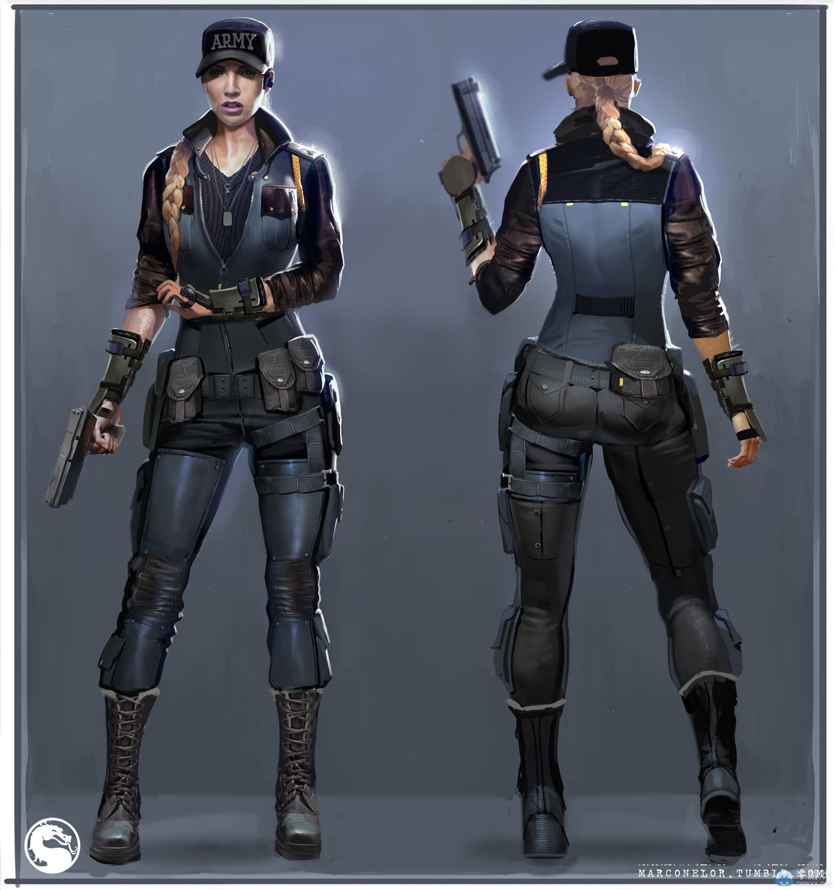 《真人快打X》精美原畫：從頭到腳解析美女猛男