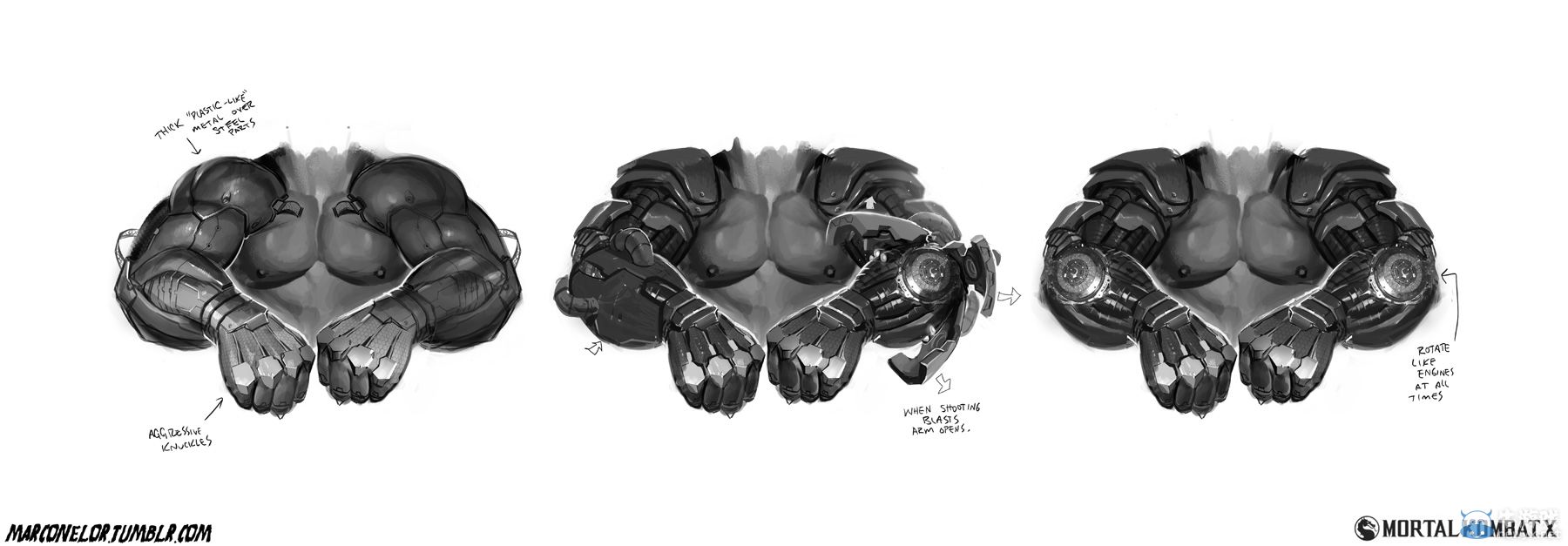 《真人快打X》精美原畫：從頭到腳解析美女猛男